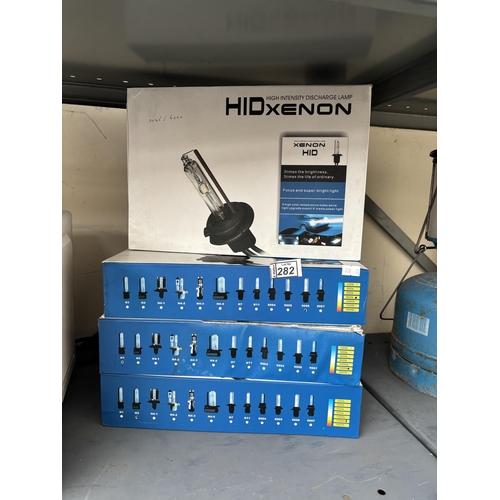 282 - 4 Boxes of Xenon high intensity discharge lamps