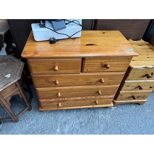 361 - Pine 4 drawer chest of drawers