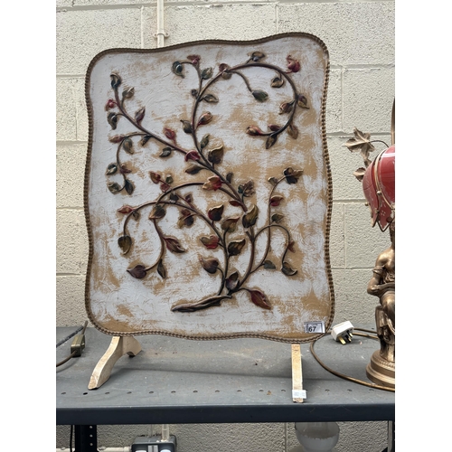 67 - Shabby Chic style fire screen