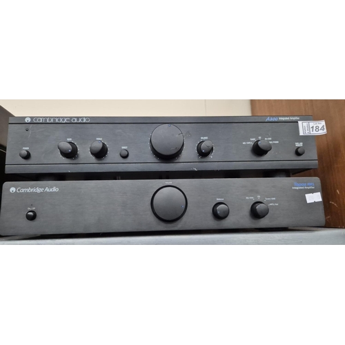 184 - 2 Cambridge Audio integrated amplifiers (A300) and (Topaz AM1)