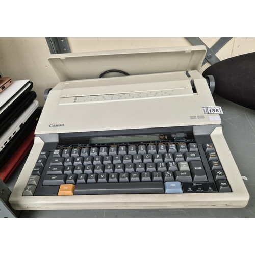 186 - Canon ES 25 personal typewriter