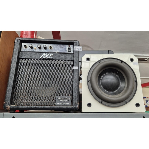 192 - AXL true tone guitar amp and Sunfire HRS-8 subwoofer