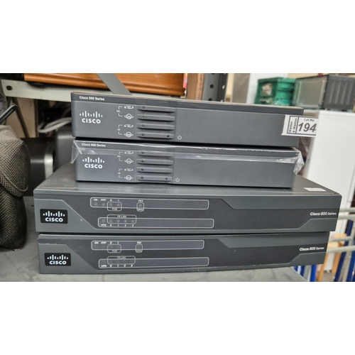 194 - Quantity of Cisco series 800/860 routers