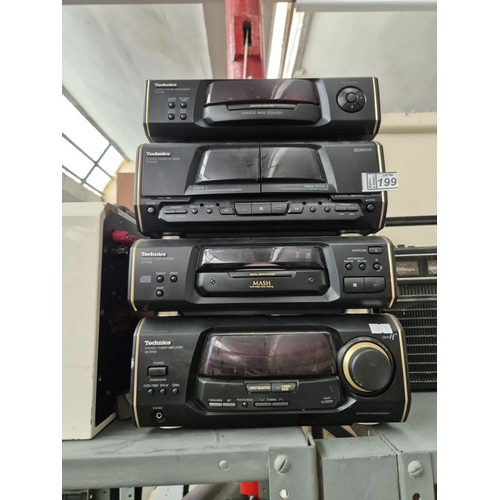 199 - 4 Technics separates (SH-EH50, RS-EH60, SL-EH50, SA-EH50)