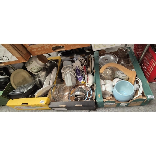 234 - 3 Boxes containing kitchenware and assorted ceramics etc