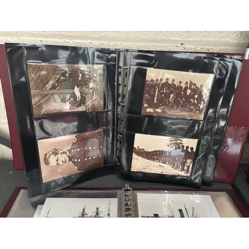 20 - 2 Albums containing black & white photographs including cival war