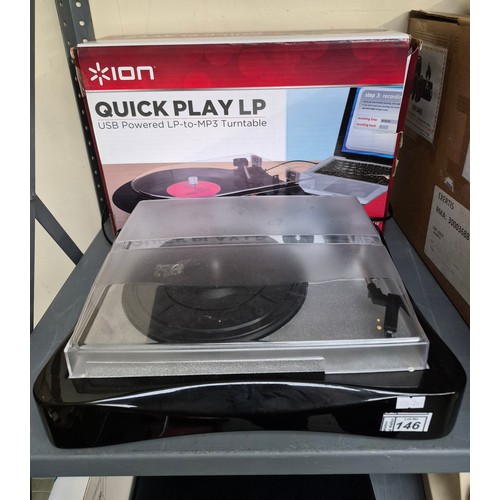 SoundLab and Ion USB powered turntables
