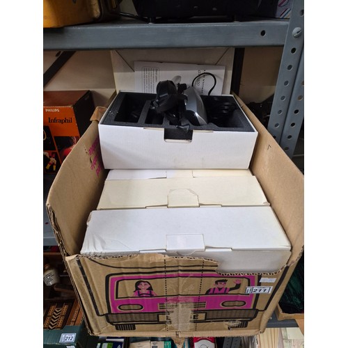 211 - Box containing a quantity of LCD Virtual Display headsets