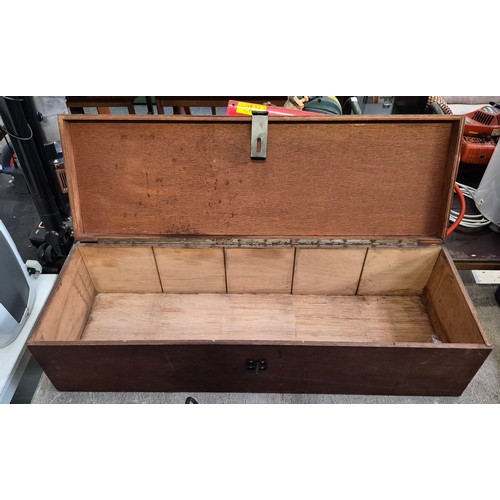 308 - Vintage wooden tool chest