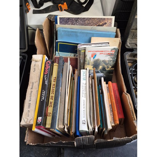 314 - Box containing a quantity of automotive books
