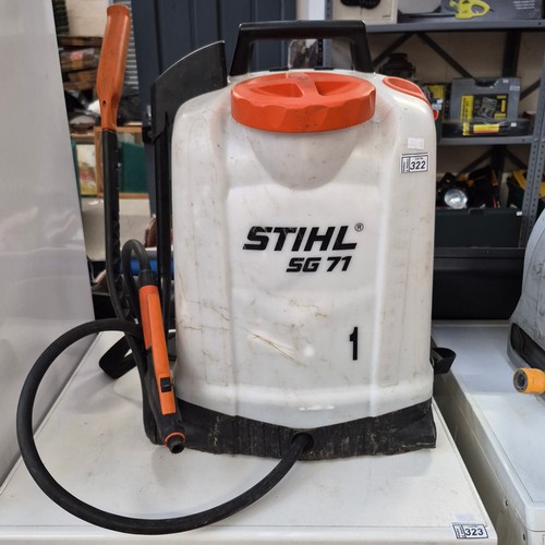 322 - Stihl SG 71 backpack sprayer