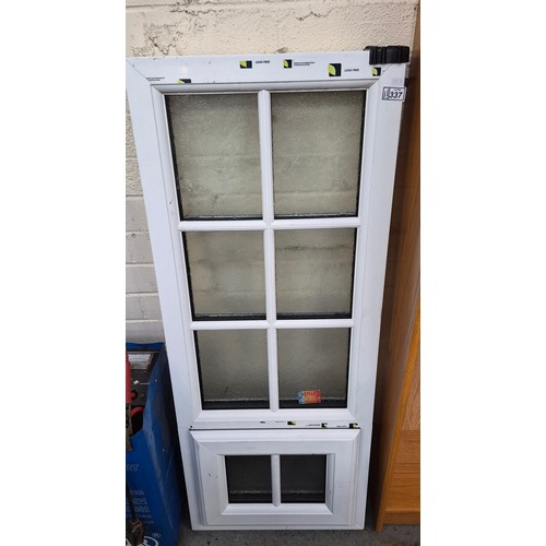 337 - uPVC sliding sash window