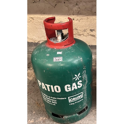 547 - Propane gas bottle (indicating full)