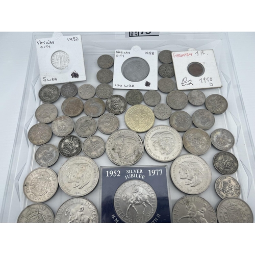 15 - Quantity of coins including crowns and shillings