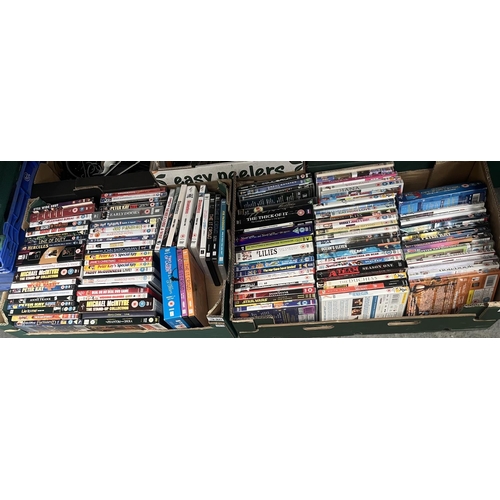 720 - 2 Boxes containing a quantity of DVDs