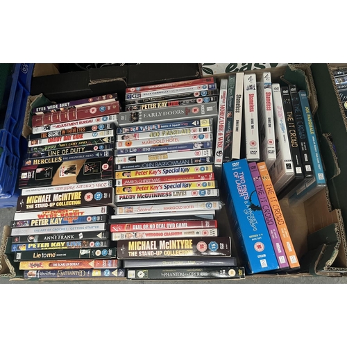 720 - 2 Boxes containing a quantity of DVDs