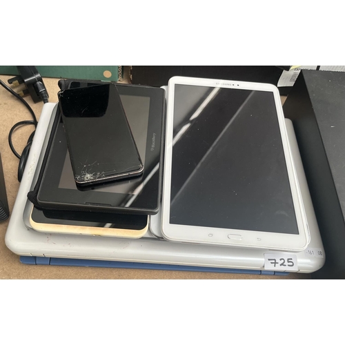725 - Quantity of laptops and tablets etc A/F