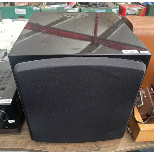 734 - Monitor Audio Silver RXW-12 subwoofer