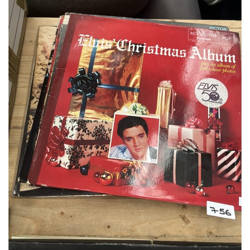 756 - Quantity of Elvis LPs including 'Aloha From Hawaii'