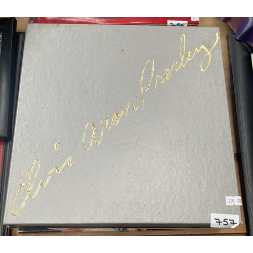 757 - Quantity of Elvis box set LPs including 'The Other Sides'