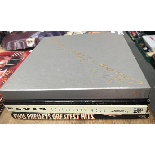 757 - Quantity of Elvis box set LPs including 'The Other Sides'