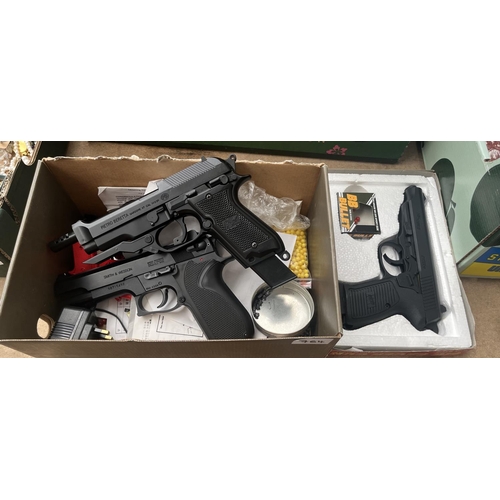 764 - Quantity of BB guns and accessories etc