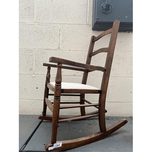 84 - Children's oak rocking chair