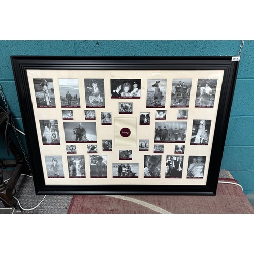 846 - Large montage picture frame (110x80cm)
