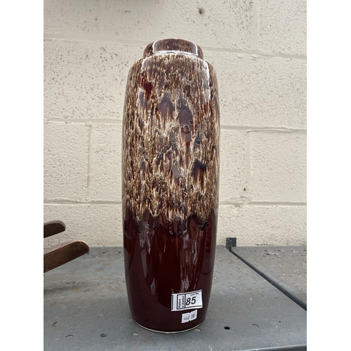 85 - Vintage drip glaze vase