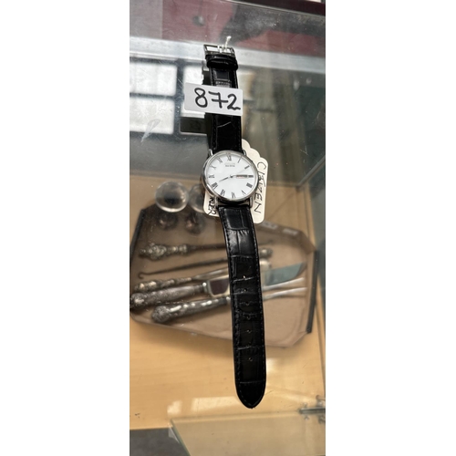 872 - Citizen Eco-Drive watch, working