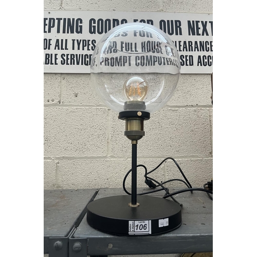 106 - Contemporary industrial style table lamp