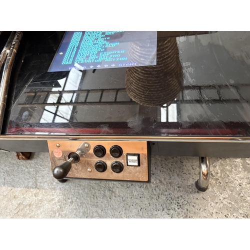 2-Player electronic games table including 2 stools