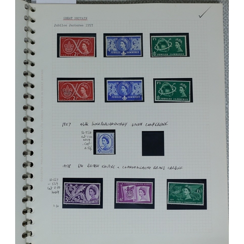 1 - Misc. Lots & Collections GREAT BRITAIN Q.V. to Q.E.II (1970) mint (1954 onwards) & used Commem. & De... 