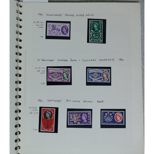1 - Misc. Lots & Collections GREAT BRITAIN Q.V. to Q.E.II (1970) mint (1954 onwards) & used Commem. & De... 