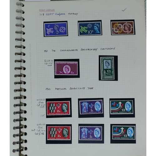 1 - Misc. Lots & Collections GREAT BRITAIN Q.V. to Q.E.II (1970) mint (1954 onwards) & used Commem. & De... 