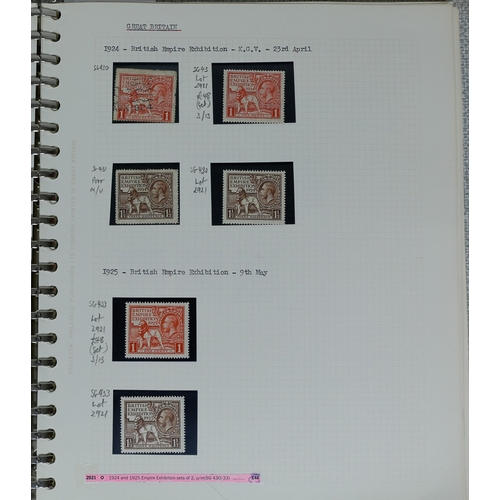 1 - Misc. Lots & Collections GREAT BRITAIN Q.V. to Q.E.II (1970) mint (1954 onwards) & used Commem. & De... 