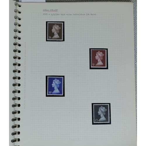 1 - Misc. Lots & Collections GREAT BRITAIN Q.V. to Q.E.II (1970) mint (1954 onwards) & used Commem. & De... 