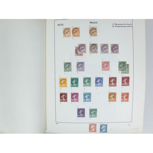 13 - Misc. Lots & Collections FRANCE 1849/1983 mostly used collection in distressed Davo album incl. 1870... 