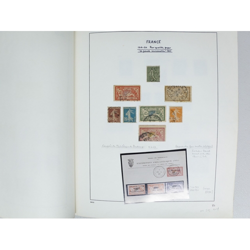 13 - Misc. Lots & Collections FRANCE 1849/1983 mostly used collection in distressed Davo album incl. 1870... 