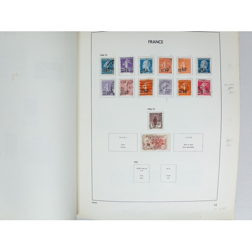 13 - Misc. Lots & Collections FRANCE 1849/1983 mostly used collection in distressed Davo album incl. 1870... 