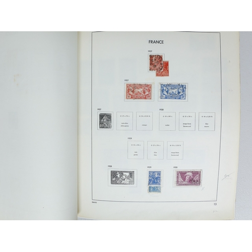 13 - Misc. Lots & Collections FRANCE 1849/1983 mostly used collection in distressed Davo album incl. 1870... 