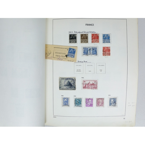 13 - Misc. Lots & Collections FRANCE 1849/1983 mostly used collection in distressed Davo album incl. 1870... 