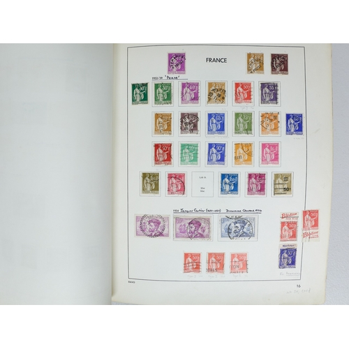 13 - Misc. Lots & Collections FRANCE 1849/1983 mostly used collection in distressed Davo album incl. 1870... 