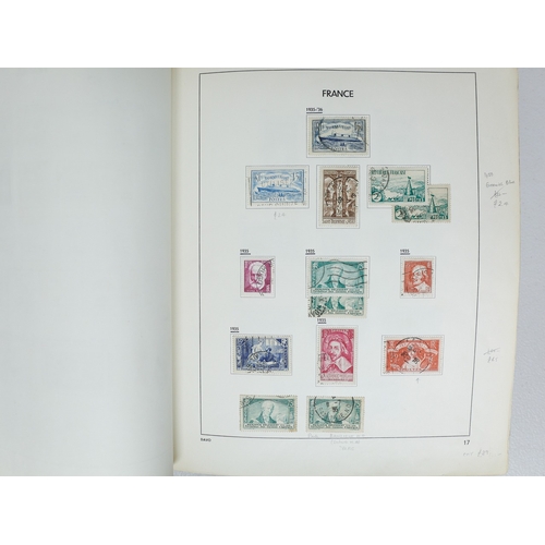 13 - Misc. Lots & Collections FRANCE 1849/1983 mostly used collection in distressed Davo album incl. 1870... 