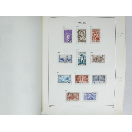 13 - Misc. Lots & Collections FRANCE 1849/1983 mostly used collection in distressed Davo album incl. 1870... 