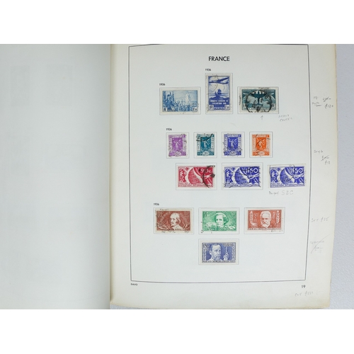 13 - Misc. Lots & Collections FRANCE 1849/1983 mostly used collection in distressed Davo album incl. 1870... 