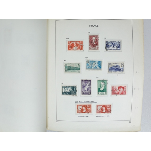 13 - Misc. Lots & Collections FRANCE 1849/1983 mostly used collection in distressed Davo album incl. 1870... 