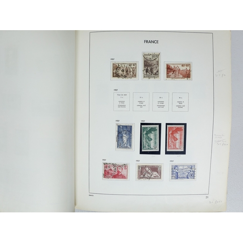 13 - Misc. Lots & Collections FRANCE 1849/1983 mostly used collection in distressed Davo album incl. 1870... 