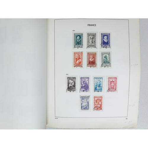 13 - Misc. Lots & Collections FRANCE 1849/1983 mostly used collection in distressed Davo album incl. 1870... 