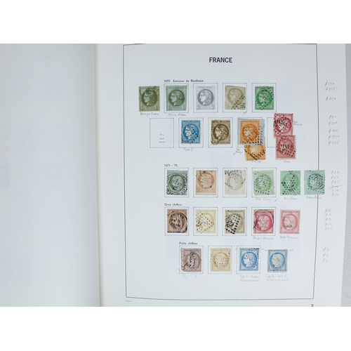 13 - Misc. Lots & Collections FRANCE 1849/1983 mostly used collection in distressed Davo album incl. 1870... 